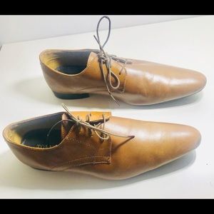 Top man brown derby shoes